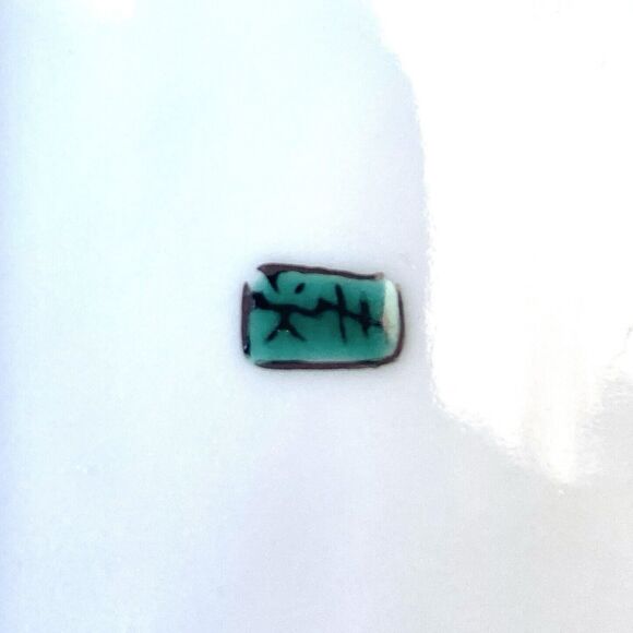 Vintage Kutani Yugaku Rectangle Plate Set Of 5 , Each Different Floral Design - Picture 10 of 16